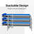 Outdoor Metal Chaise Lounge with Table (3 -Pieces)-614512829