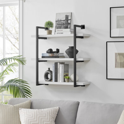 Elliora 3 Tier Modern Accent Wall Shelf