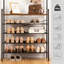 Alarice Iron Freestanding 5 - Hook Coat Rack