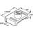 1-23/32 In. White, Keyed Sliding Window Lock
