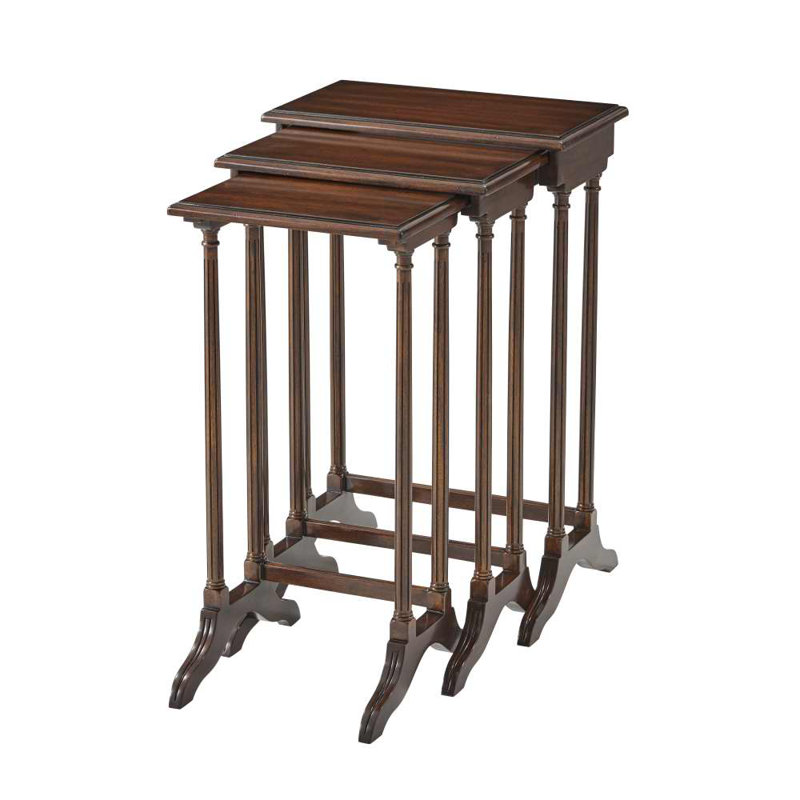 Essential Solid Wood Nesting End Table
