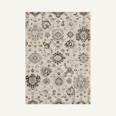 Tapis chameau / noir / ivoire Herschell