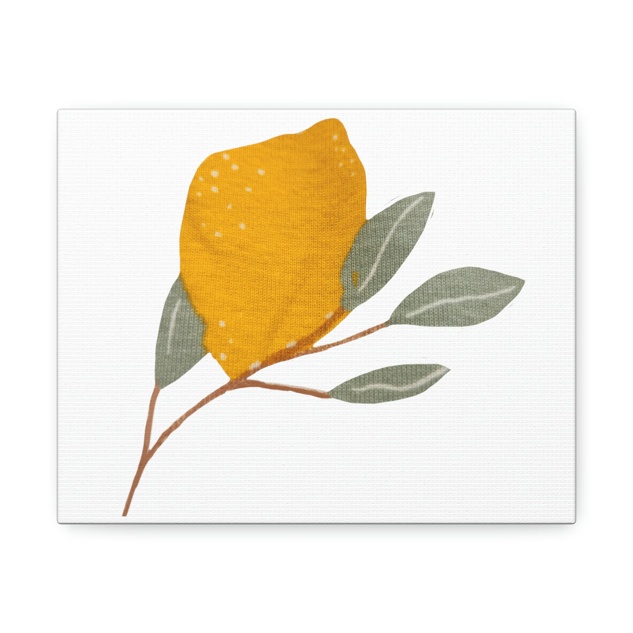 Red Barrel Studio® Lemons On Canvas Illustration | Wayfair