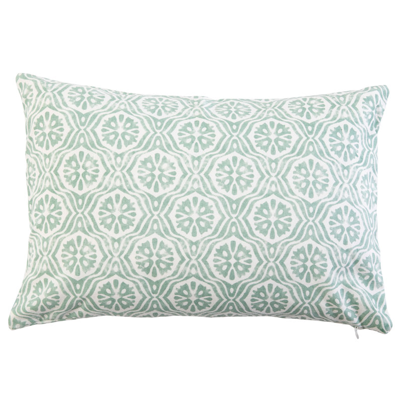 Coussin en coton , 14 po x 48 po, Rouge