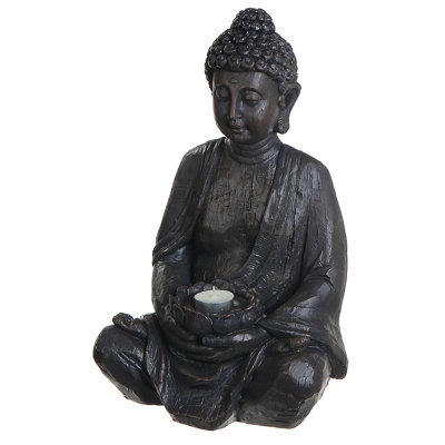 Porte-bougie en plastique Cheri Lotus Bouddha