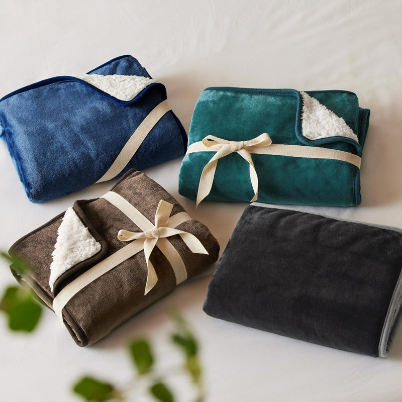 Flannel Pet Blanket, Blue, 50" x 60"