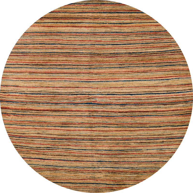 Abstract Indoor Rug, Round 6'