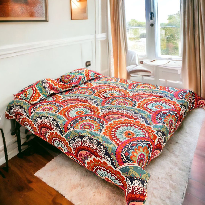 Polyester Sateen Animal Print Quilt