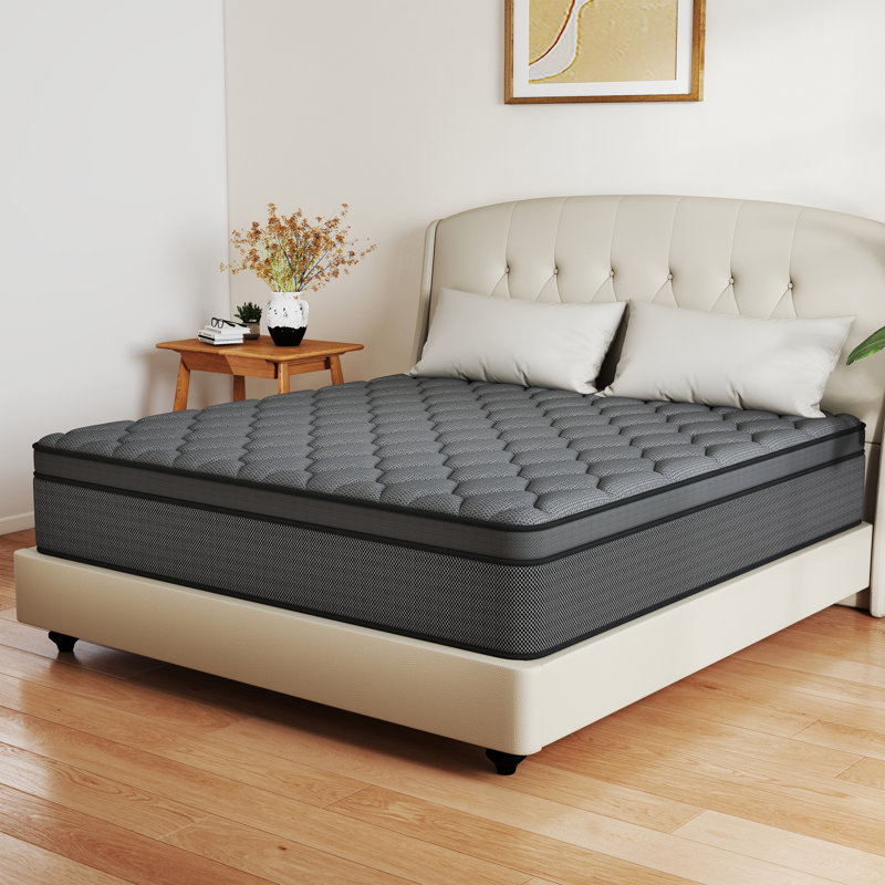12" Medium Hybrid Mattress With Individually Pocket Springs And Memory Foam, King