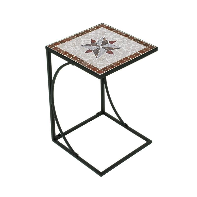 Wurster Square Metal Outdoor Side Table , 35cm cm W 35cm cm D