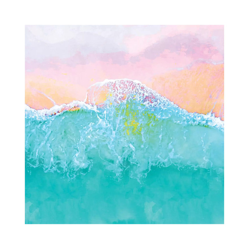 The Sea - Wrapped Canvas Print, 66.04cm H x 66.04cm W x 3.81cm D