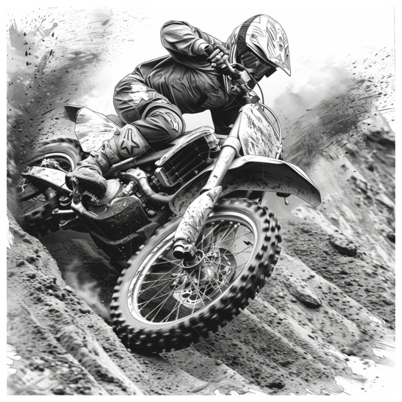 Édredon Motocross Bedding, Grand lit