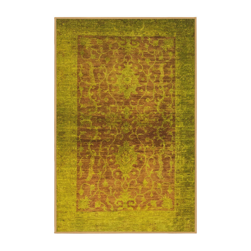 Abstract Indoor Rug, Round 4'