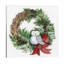 Holiday Wreath by Kathleen Parr McKenna - Wrapped Canvas Print-29936128