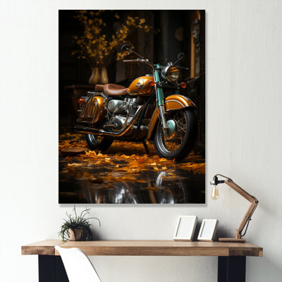 " Retro Cruiser Motorcycle II "