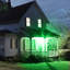 7W Green Led A19 Coloured Light Bulb, E26/E27 Base, For Independence Day, Veterans Day, Christmas, Holiday