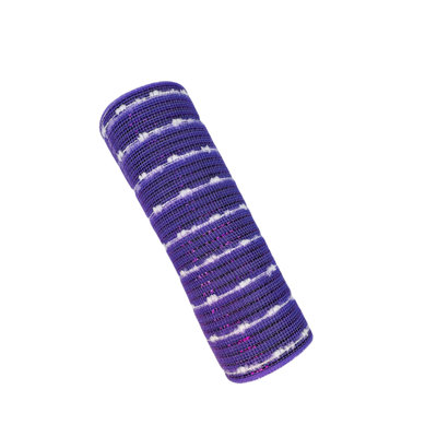 10.5'' Striped Fabric Shatterproof Ribbon