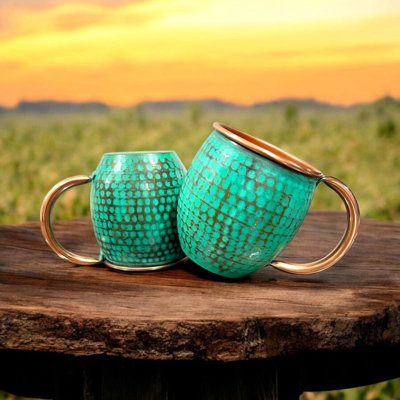 Composite Copper Drinking Glass Set