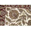 Hand-Knotted High-Quality Ivory and Red Area Rug