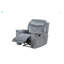Fauteuil inclinable manuel en tissu gris