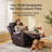 Abba Faux Leather Single Reclining Sofa-1321626545