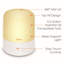 3-in-1 Compact Humidifier - 0.5 Gallon with Sleep Support Light & Aroma Diffuser