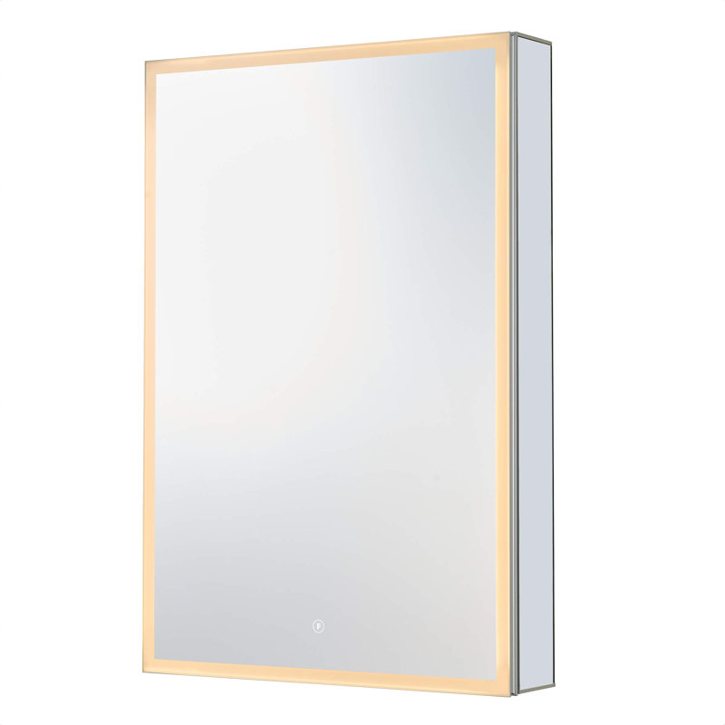 Armoire à pharmacie avec éclairage à DEL Brayden Studio®, Gauche
