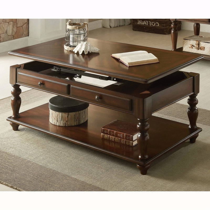 Walnut Coffee Table with Lift Top