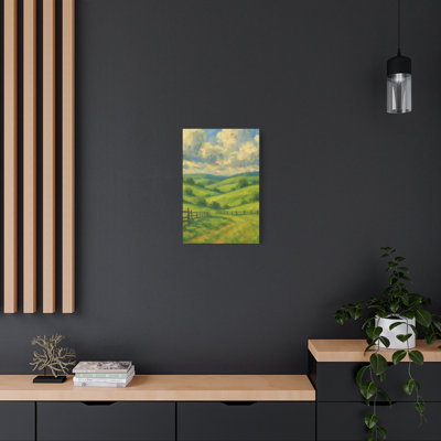 Apel Single Picture Frame Print on Canvas