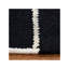 Tapis gris / noir en laine et coton tissé à la main Rodgers-1697175909