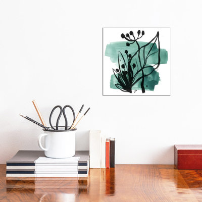 Tropical Sumi-e IX by June Erica Vess - Wrapped Canvas Gallery-Wrapped Canvas Giclée