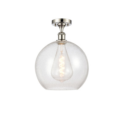Plafonnier semi-encastré 1 lumière