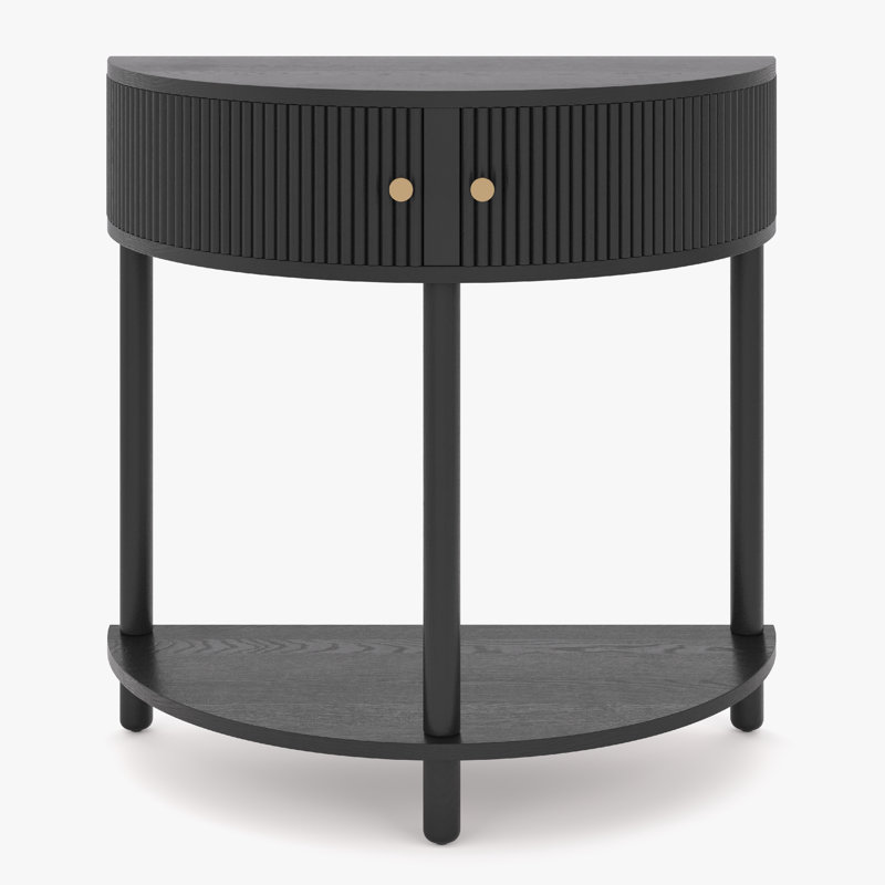 Nyssa 31.9'' Console Table, Black