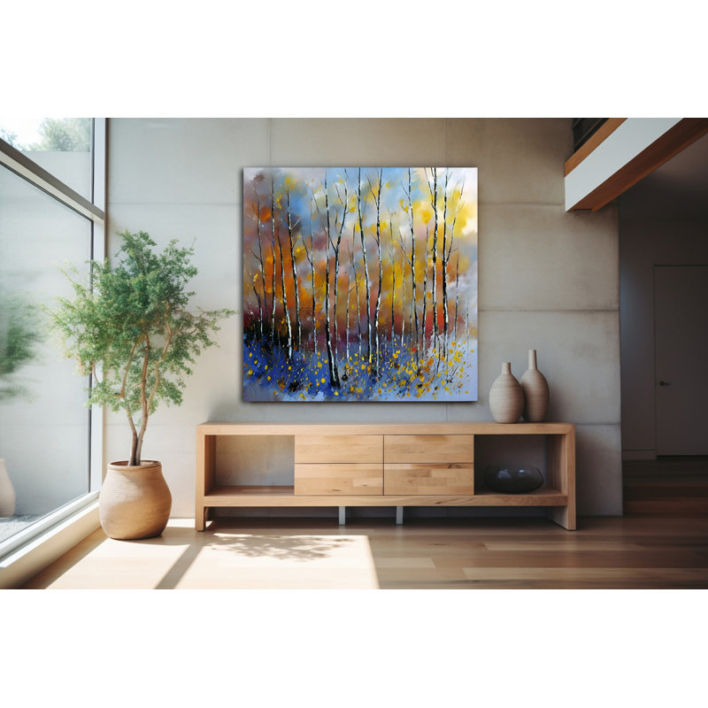 Birch Wall, 24" H x 24" W