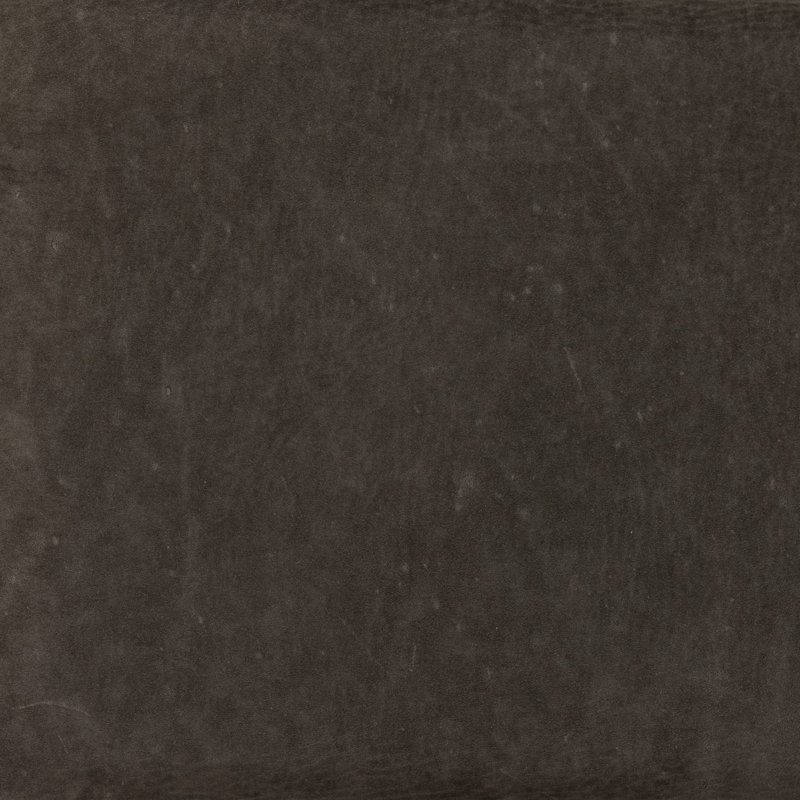 Ferris Stool, Counter Stool (25.98" Seat Height), Tulsa Ink/Nubuck Charcoal Rayon/Viscose/Leather, Antique Sable