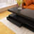 LED Coffee Table with Storage, Modern Center Table with 2 Drawers and Display Shelves-1562818231