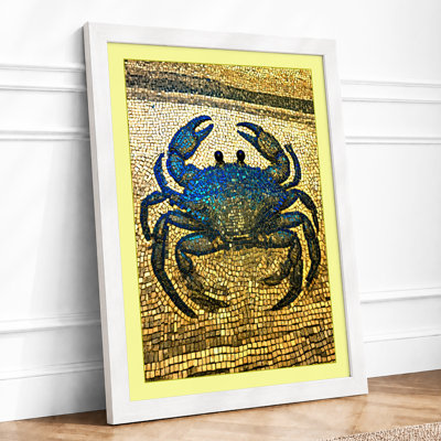 Mosaic Crab Geometric - Print