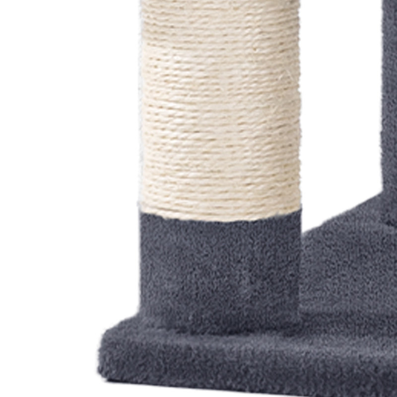 Arbre à chat Batholo, H 82,6 po x l 43,3 po x P 29,5 po, Gris foncé