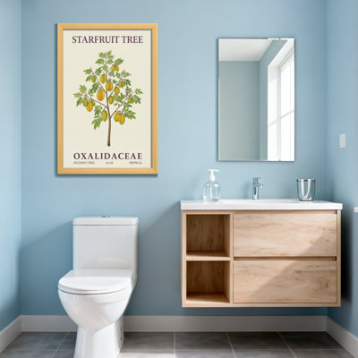 Plants &Flowers Starfruit Tree Oxalidaceae Tropical Fruit Plant Art Print