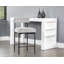 Upholstered Stool with Metal Frame