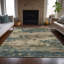 Machine Washable Indoor/Outdoor Xhevrie Teal Rug-112027316