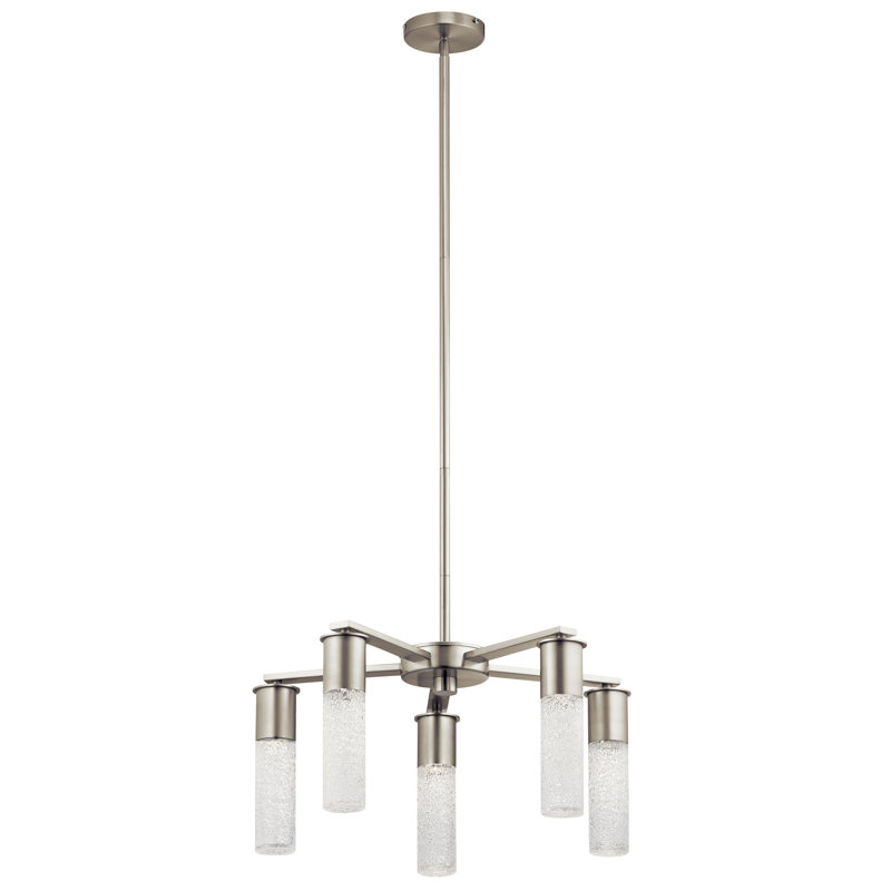 Lustre spoutnik à 5 lumières Glacial Glow