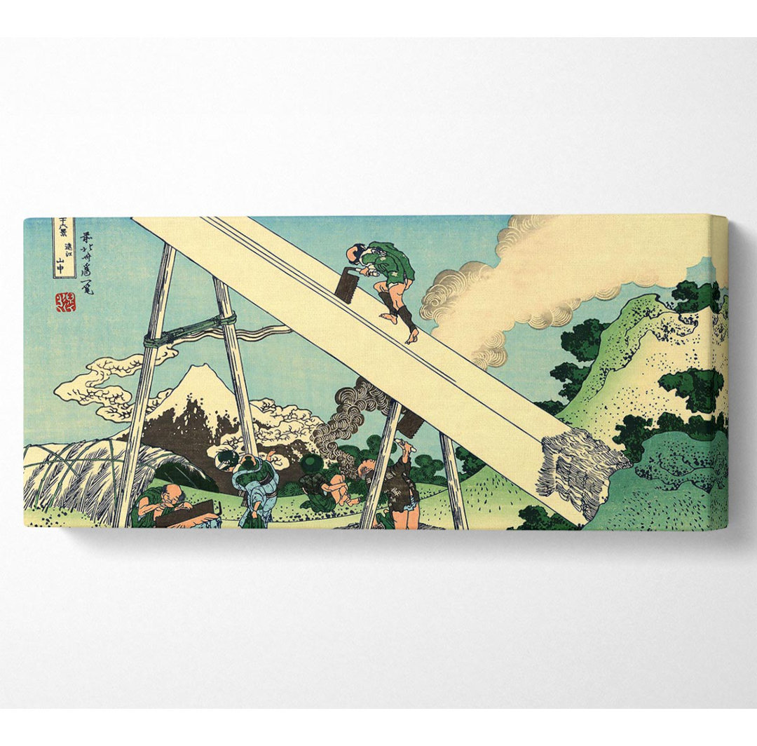 Hokusai Der Fuji aus den Bergen von Totomi - Leinwanddrucke auf Leinwand