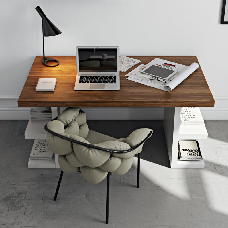 Cutshall Writing Desk, Walnut