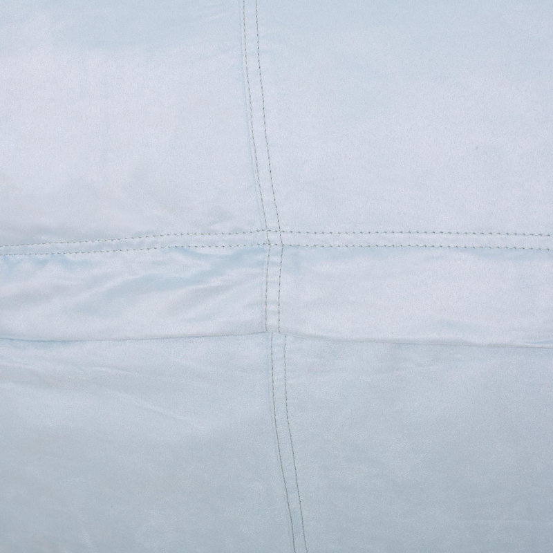 Haricot cylindrique en microfibre 8 pieds, sac, Polyester écume de mer, 34' H x 84" W x 48" D