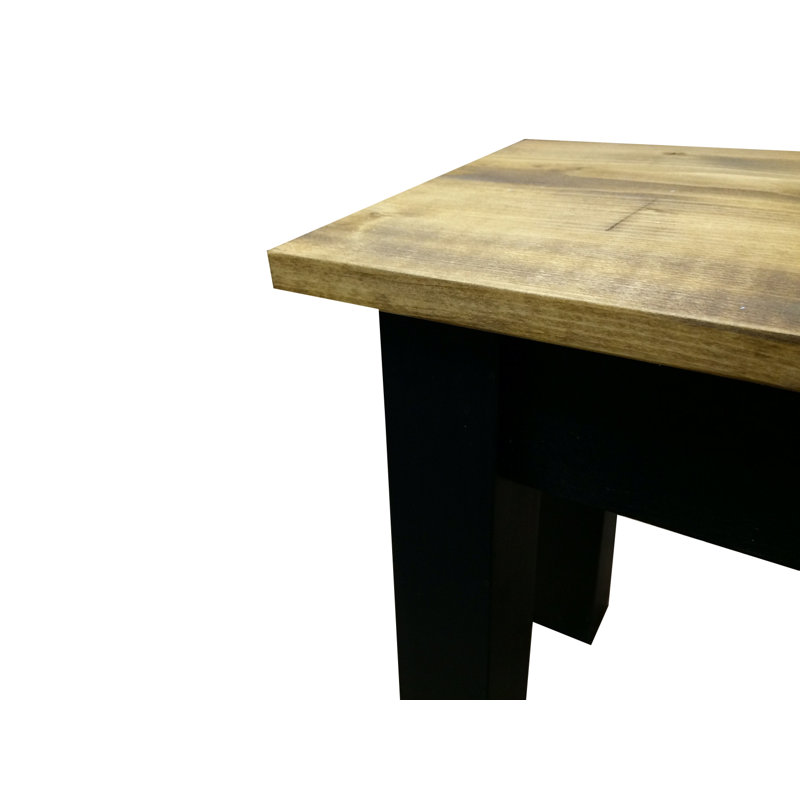 Ryley Solid Wood Bench, 17" H x 42" W x 12" D