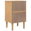 Bedside Table Rattan Look-93366251
