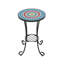 Table d'appoint de patio avec tablette