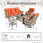 Daliya Wicker 5 - Person Patio Conversation Set with Cushions-779434233