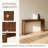 62" Long Wood Rectangle Console Table